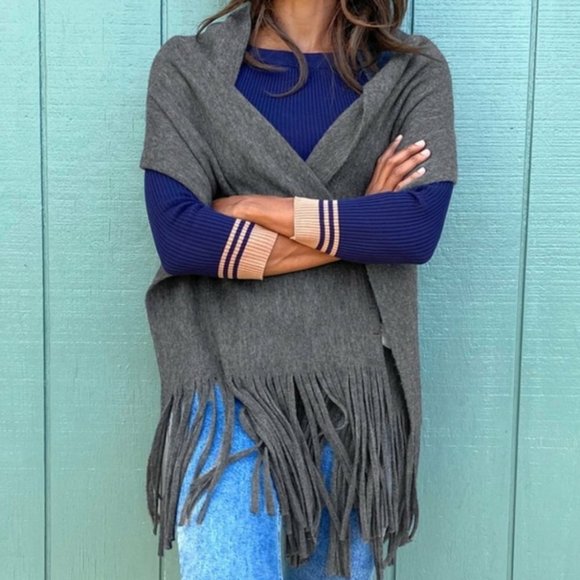 Lucky Brand Brushed Scarf - dark heather grey - Picture 2 of 5